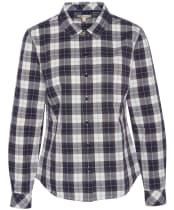 Women's Barbour Edda Shirt - Gardenia Tartan