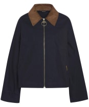 Women's Barbour Catlin Showerproof Jacket - Black / Ancient 