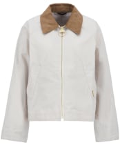 Women's Barbour Catlin Showerproof Jacket - Oatmeal / Ancient Tartan