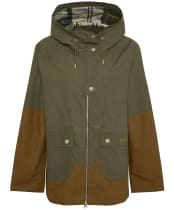 Women's Barbour Hayley Showerproof Jacket - Dusky Green