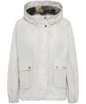 Women's Barbour Mae Showerproof Jacket - Stone / Ancient Tartan