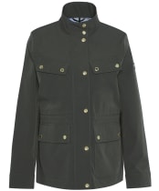 Women's Barbour International Brea Showerproof Jacket - Envy Green