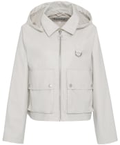 Women's Barbour June Showerproof Jacket - White