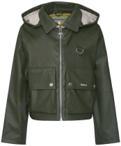 Women's Barbour June Showerproof Jacket - Deep Olive