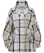 Women's Barbour Suri Checked Showerproof Jacket - Safari Tartan