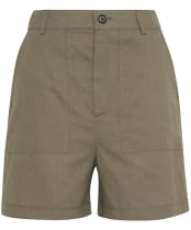 Women's Barbour Cary Shorts - Dusky Green