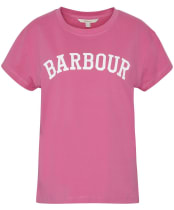 Women's Barbour Northumberland Classic T-Shirt - Rose Pink