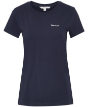 Women's Barbour Saltford T-Shirt - Navy