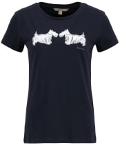Women's Barbour Highlands T-Shirt - Navy