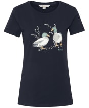 Women's Barbour Penfor T-Shirt - Navy