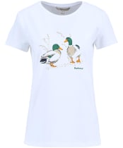 Women's Barbour Penfor T-Shirt - White