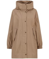 Women's Barbour Chesney Waterproof Jacket - Military Brown / Ancient Tartan