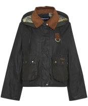 Women's Barbour Erma Waxed Jacket - Archive Olive / Ancient