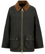 Women's Barbour Raelynn Waxed Jacket - Archive Olive / Ancient