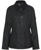 Women's Barbour Arlo Utility Waxed Jacket - Archive Olive / Ancient