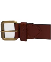 Men's Barbour Allanton Leather Belt - Natural Tan