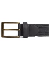 Men's Barbour Nevis Webbing Belt - Gunmetal