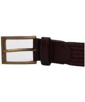 Men's Barbour Nevis Webbing Belt - Burnt Heather