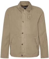 Men's Barbour Tracker Casual Cotton Jacket - Washed Stone
