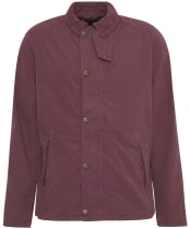Men's Barbour Tracker Casual Cotton Jacket - Burnt Heather