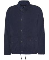 Men's Barbour Utility Casual Chore Jacket - Navy