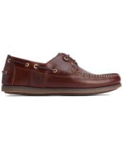 Men's Barbour Wake Boat Shoe - NEW MAHOGANY