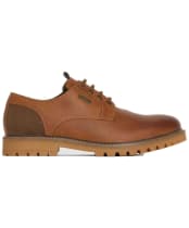 Men's Barbour Sandstone Derby Shoes - Cognac