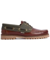 Men's Barbour Deck Boat Shoe - Mahogany