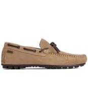 Men's Barbour Courage Driving Shoe - Taupe Suede