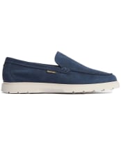 Men's Barbour Carty Loafer - Shark Blue Suede