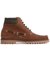 Men's Barbour Tiller Moccasin Boot - Cognac Oiled