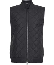 Men's Barbour International Harfell Quilted Gilet - Black