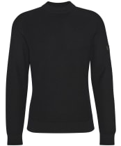 Men's Barbour International Dune Crew Neck Jumper - Black