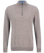 Men's Barbour Cotton Tainsbury Half Zip Sweater - Stone