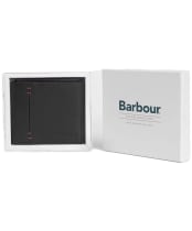 Men's Barbour Lossie Leather Billfold Wallet - Navy