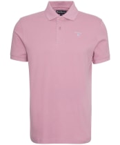 Men's Barbour Sports Polo 215G - True Pink