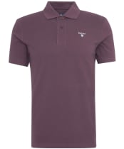 Men's Barbour Sports Polo 215G - Burnt Heather