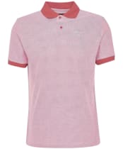 Men's Barbour Sports Polo Mix Shirt - Red Spice