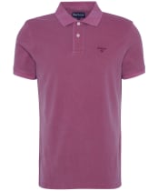 Men's Barbour Washed Sports Polo Shirt - Washed Raspberry