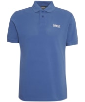 Men's Barbour International Essential Polo - North Sea Blue