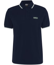 Men's Barbour International Evan Tipped Polo Shirt - Sapphire Navy