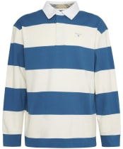 Men's Barbour Broome Rugby Shirt - Midnight