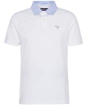 Men's Barbour Oxtown Feature Tailored Fit Polo Shirt - White