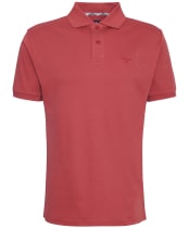 Men's Barbour Hylton Interlock Tailored Fit Polo Shirt - Red Spice