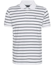 Men's Barbour Ashill Striped Tailored Fit Polo Shirt - White