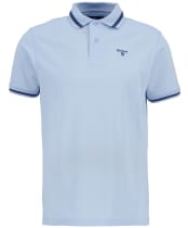 Men's Barbour Ferrybridge Lightweight Tailored Fit Polo Shirt - Ocean Sky