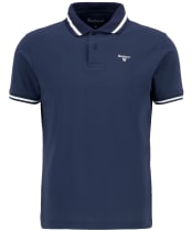 Men's Barbour Ferrybridge Lightweight Tailored Fit Polo Shirt - Navy