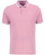 Men's Barbour Ferrybridge Lightweight Tailored Fit Polo Shirt - True Pink