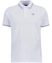 Men's Barbour Ferrybridge Lightweight Tailored Fit Polo Shirt - White