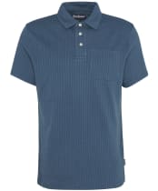 Men's Barbour Dymchurch Seersucker Polo Shirt - Dusk Blue